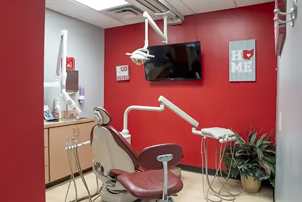 One of our dental exam rooms at Avery Dental Center